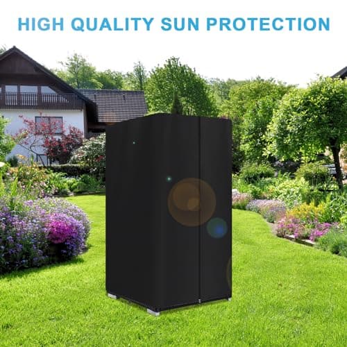 Black Portable Outdoor Pool Towel Rack Cover, 24x24x47 Inch