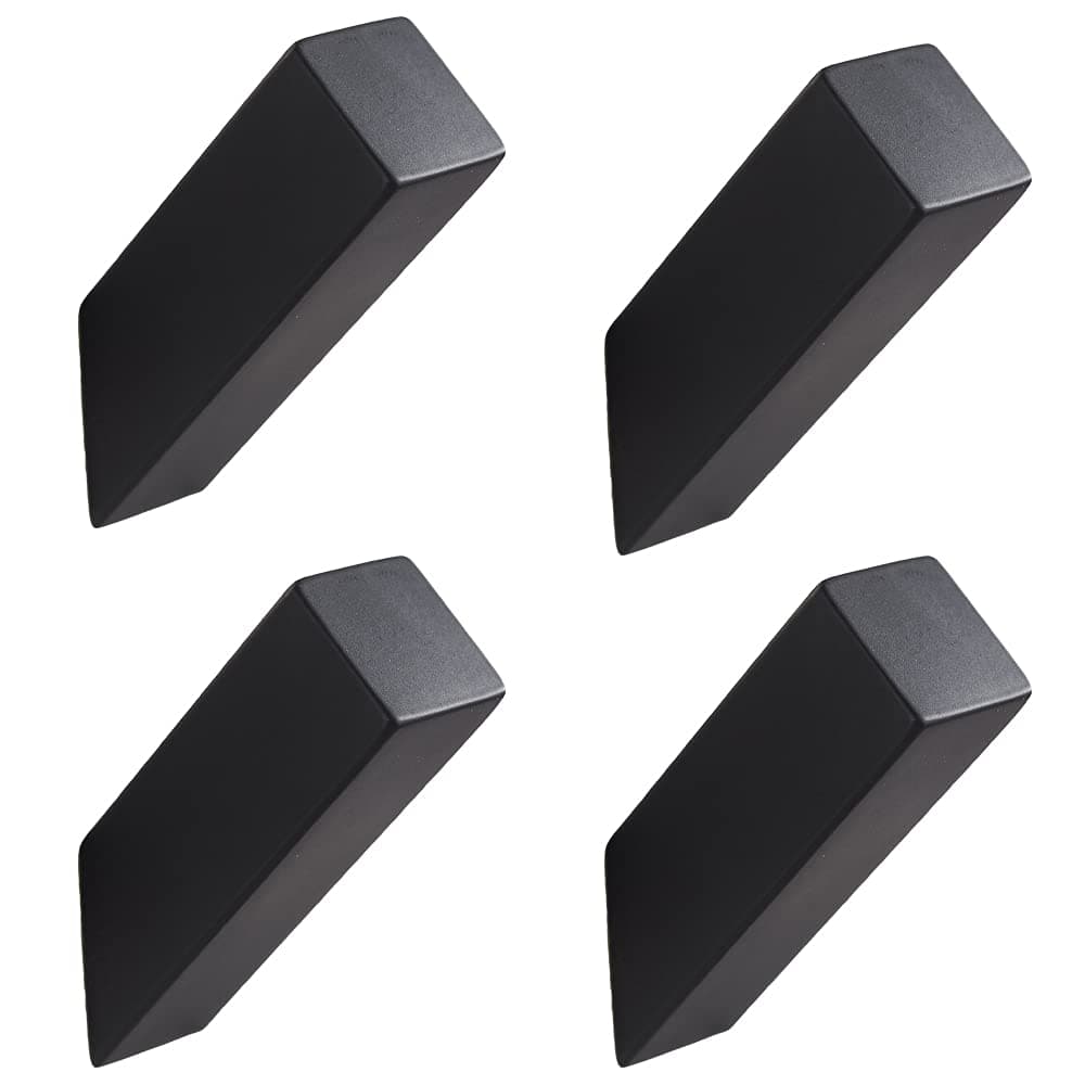 YJ Yanjun Matte Black Stainless Steel Bath & Kitchen Robe Hook - 4 Pack
