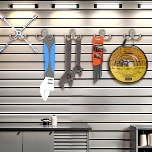 Silver Double Prong Coat Hooks - 15 Pack, Wall Mounted, Heavy-Duty