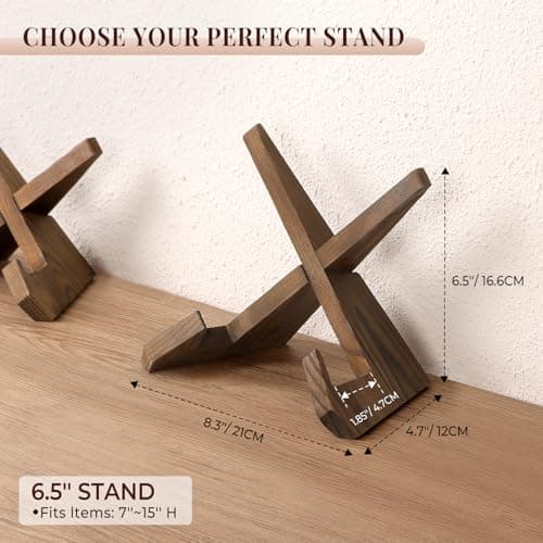 6.5 Inch Decorative Plate Stand & Picture Frame Holder