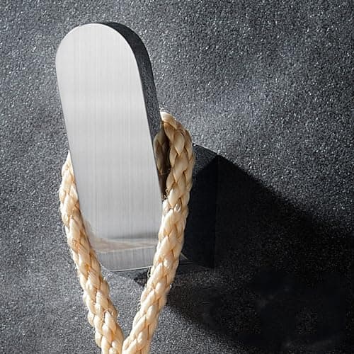 Bathroom Wall Mount Towel Hooks, 4 Pack Brushed
