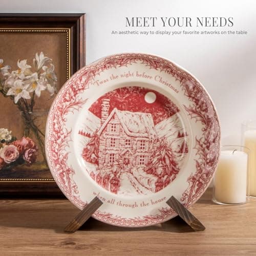 6.5 Inch Decorative Plate Stand & Picture Frame Holder