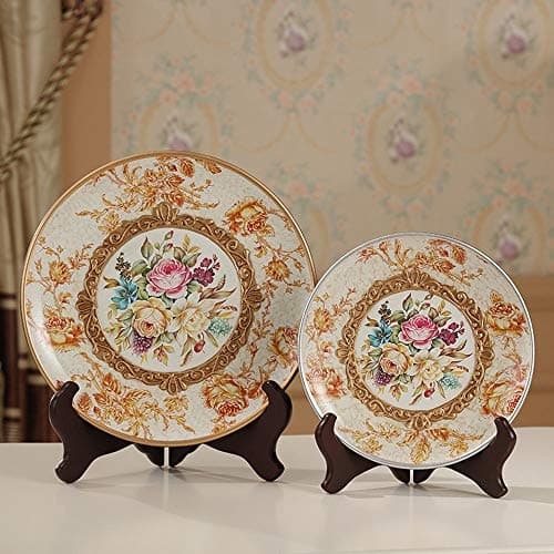 5 Inch Wooden Mahogany Finish Foldable Display Stand