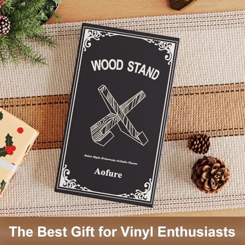 6.5 Inch Wood Picture Frame Stand, Decorative Display Holder for Books, Cookbooks, Art Photos