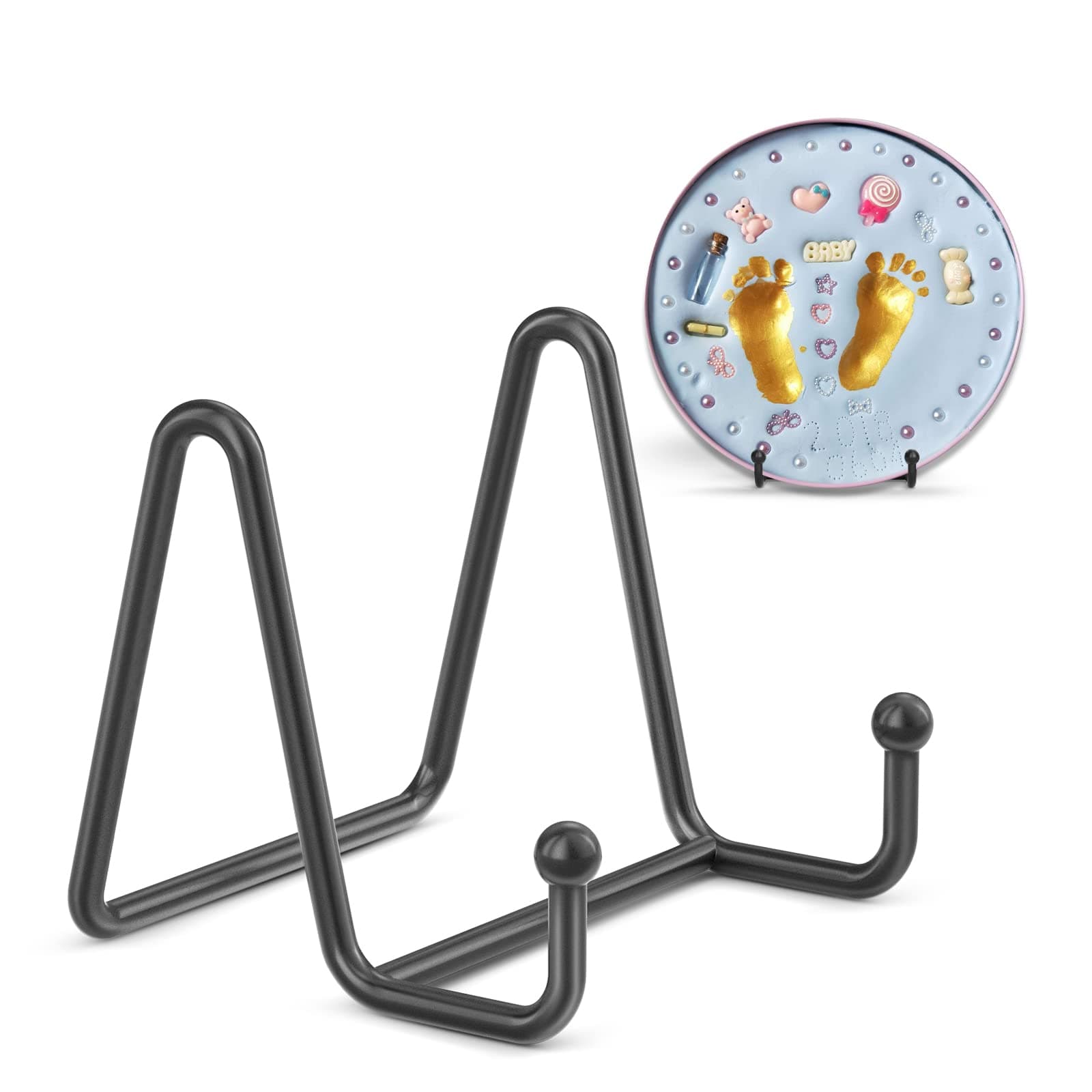 TR-LIFE 3 Pack 3 Inch Plate Stands for Display and Picture Easel