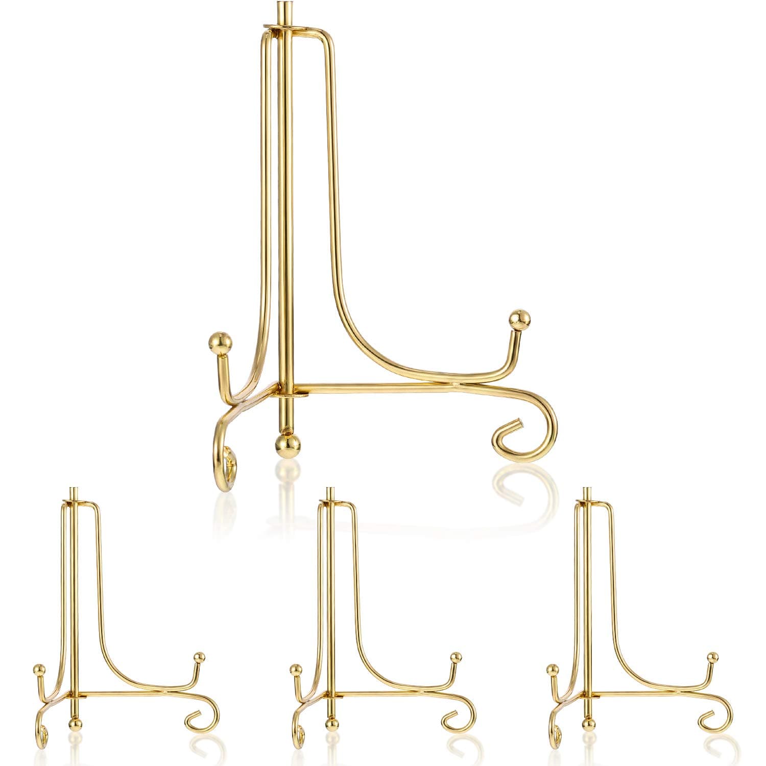 Tatuo Gold 6 Inchplate Stand for Home Decor