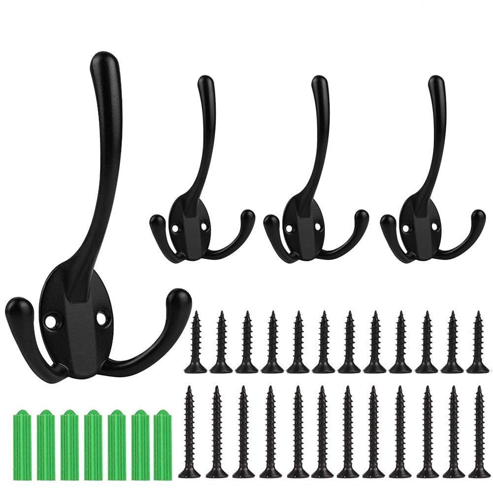 Retro Farmhouse Coat Hooks for Bath, Kitchen, Garage