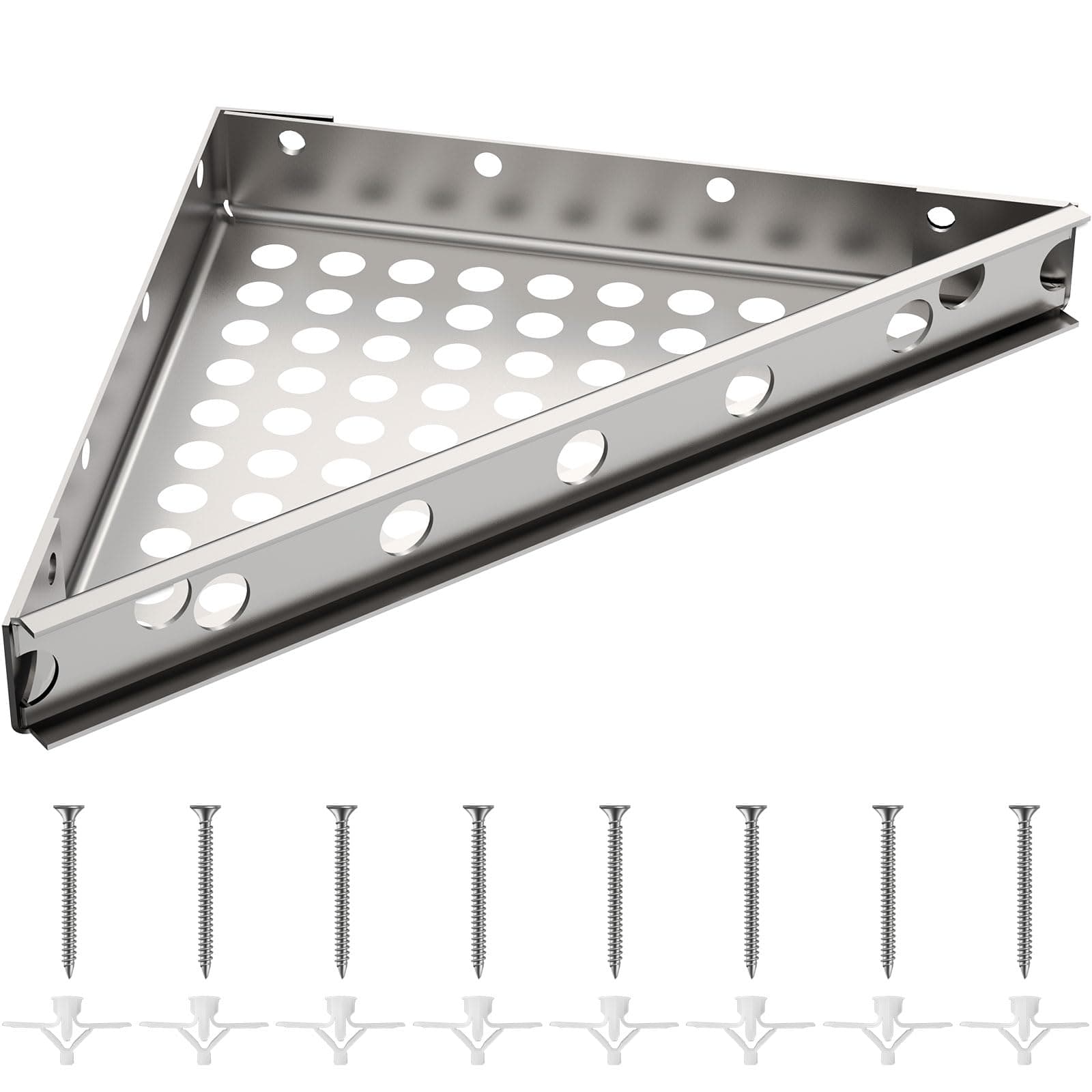 Customizable Floating Corner Shower Bench Kit 12"x12"x17"