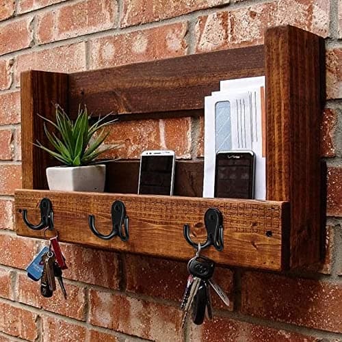10 Pack Black Retro Double Prong Coat Hooks for Hanging Clothes and Accessories