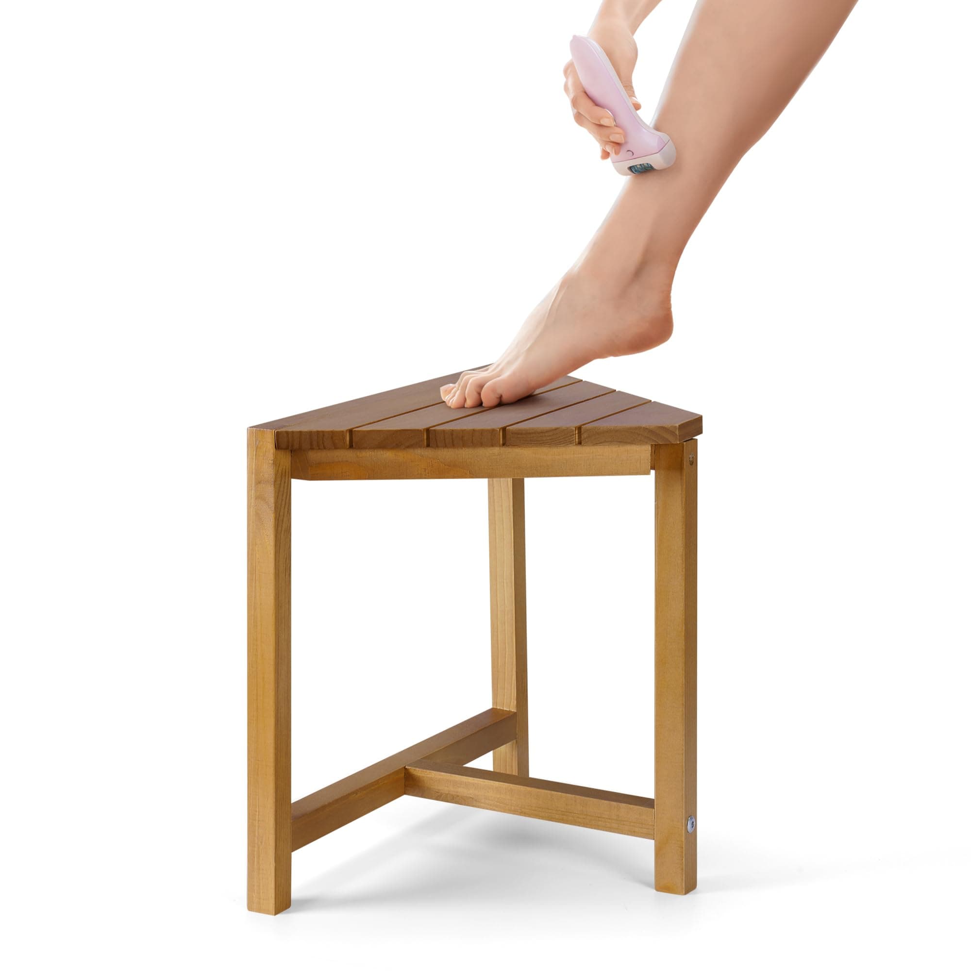 12 Inch Shower Foot Rest for Small Spaces, Legs Shaving Bench