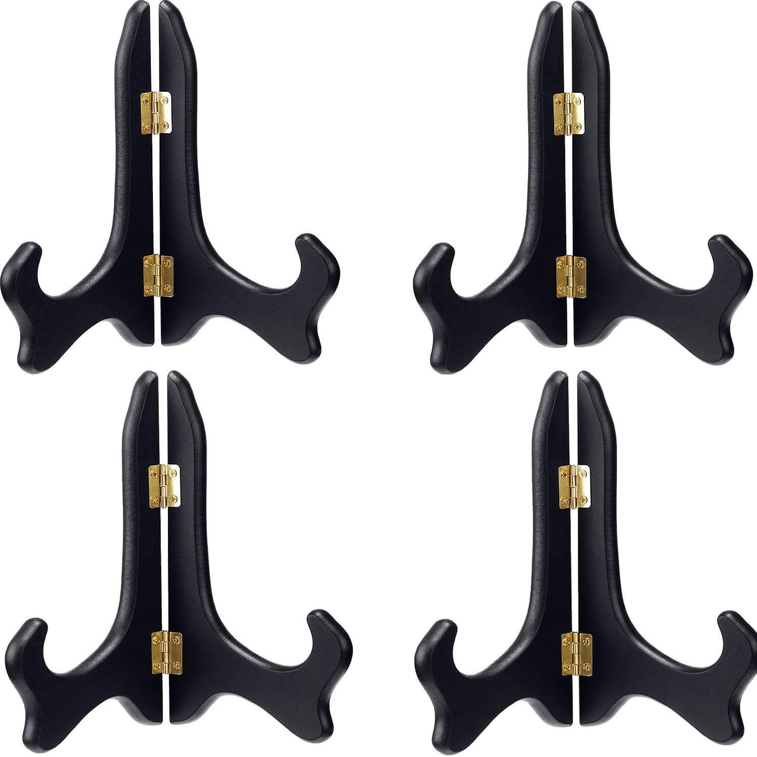 Vernuos Black 6 Inch Wooden Display Stand for Weddings and Home Decor