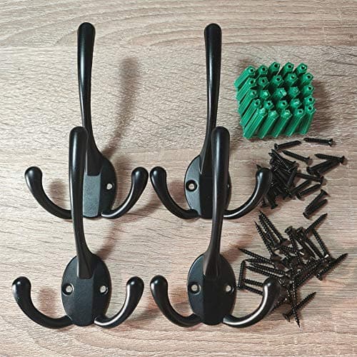 Retro Farmhouse Coat Hooks for Bath, Kitchen, Garage