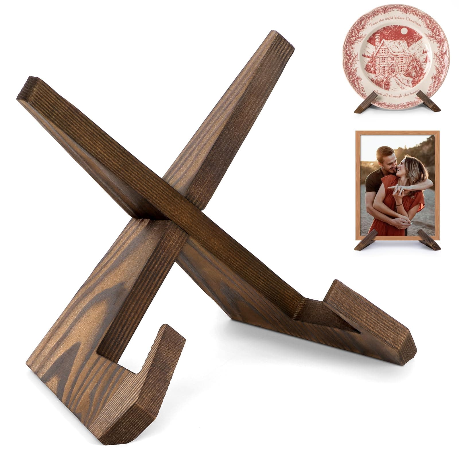 6.5 Inch Decorative Plate Stand & Picture Frame Holder