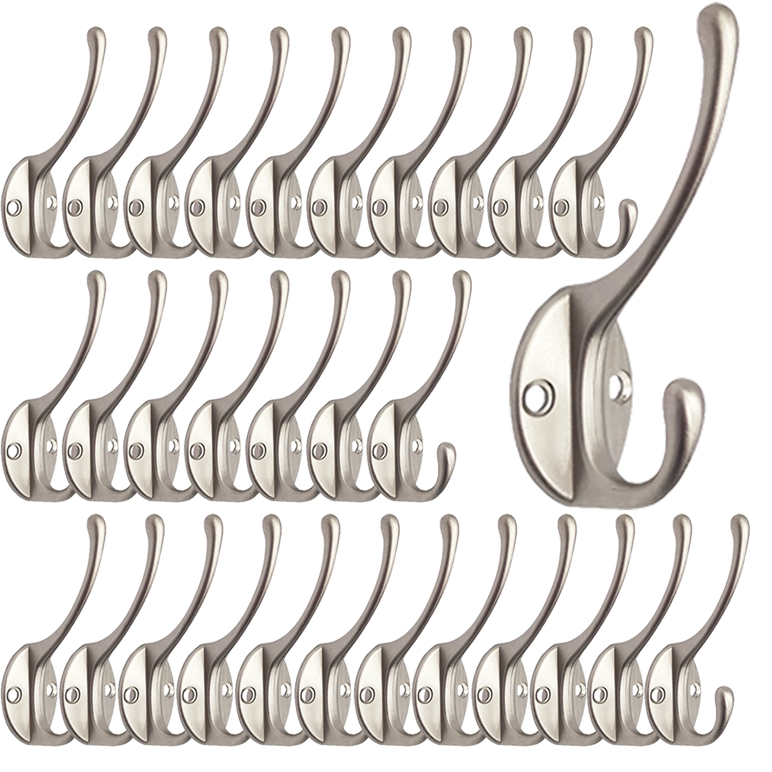 Retro Dual Coat Hooks Wall Mounted for Home Users
